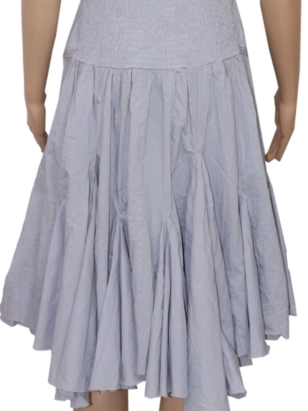 Free People FP One Frida Midi Dress Peridust Embroidered Smocked XL - Picture 4 of 8